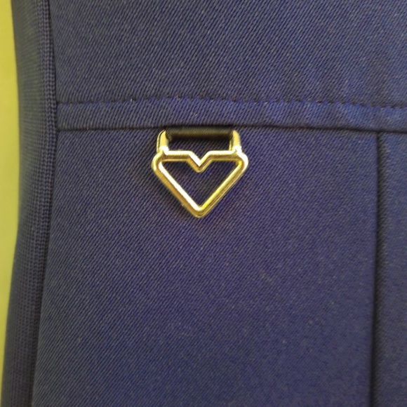 Obermeyer Ski Pant Bibs Navy Zip Stretch Snow Gaiters Stirrup Japan 10 - Picture 5 of 8